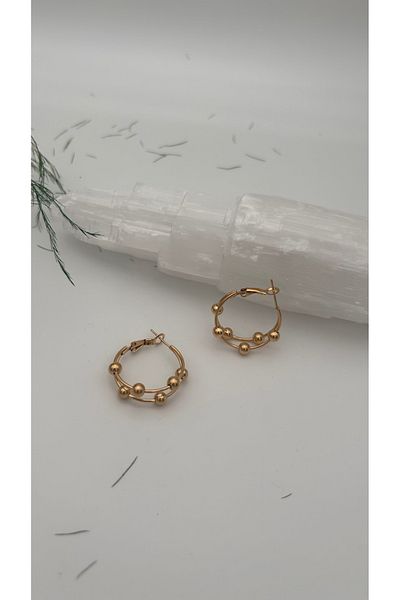 Doğaltaş Masalları Steel Earrings