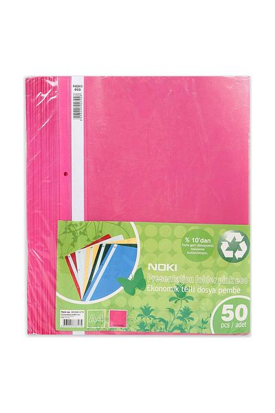 Noki Pink Wire File Eco 50 Pieces