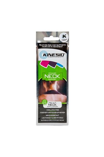 KINESIO TEX تطبيق الرقبة قبل القطع من كينيسيو