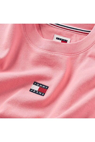 Tommy Hilfiger TOMMY JEANS KADIN BADGE T-SHIRT ELBİSE