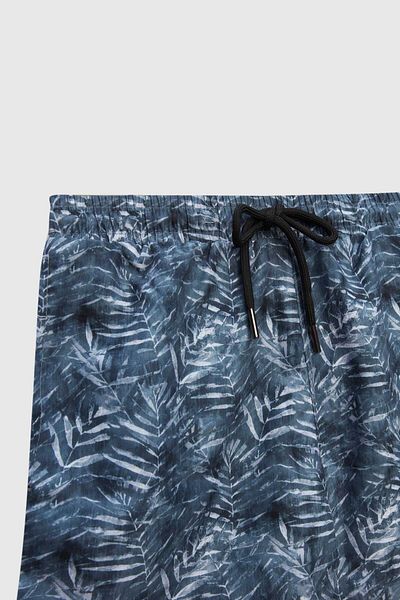 D'S Damat Μαγιό Ds Damat Regular Fit Γκρι εμπριμέ σορτς