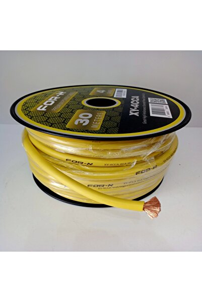 For-X Amfi Tesisat Güç Kablosu 4ga - Xy-4 Cca Oto Anfi 4ga Power Kablosu - 1 ...