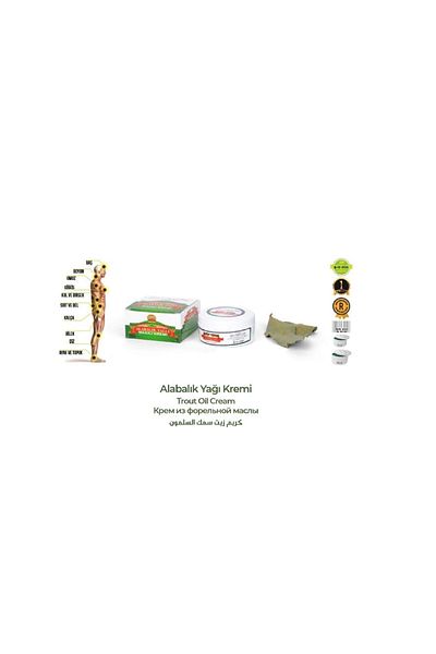 Tabib Lokman Herbal Massage Cream - Trout Oil Extract, 2 Pack 65 Gr