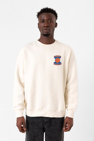 Tshirthane Мъжки суитшърт 2ip с лого на Dubious Handles в цвят екрю