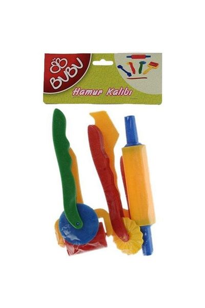 Bubu 6 Piece bu-bu Play Dough Mold Roller Set - Crn-00002