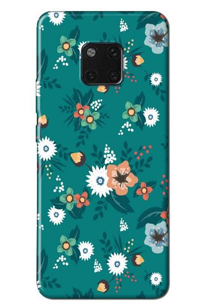 Zebana حافظة Huawei Mate 20 Pro متوافقة مع حافظة Huawei Mate 20 Pro حافظة سيليكون زهور الربيع 2 (مطبوعة)