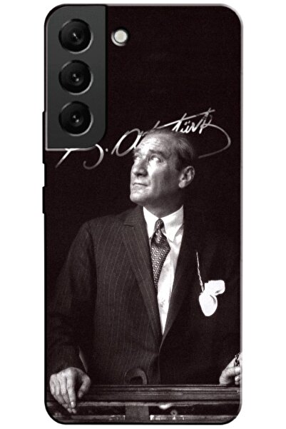 Zebana حافظة متوافقة مع هاتف سامسونج جالاكسي S22 حافظة سيليكون مصطفى كمال أتا...