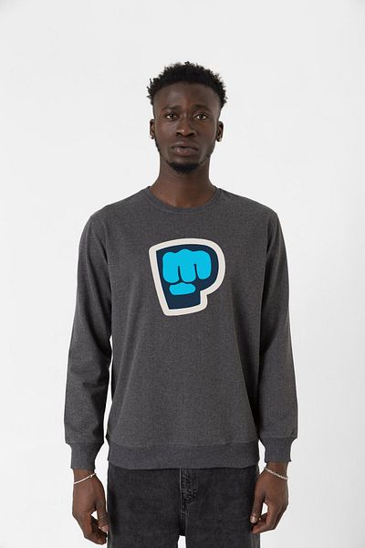 Tshirthane Мъжки суитшърт PiewDiePie Active Smoke 2ip