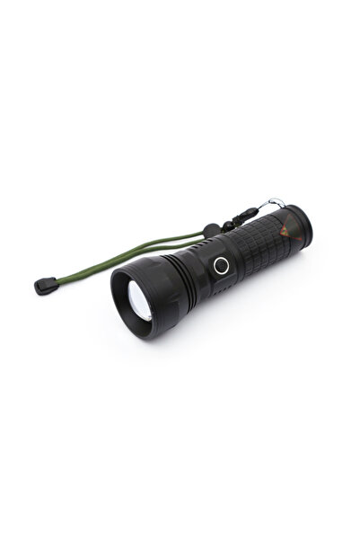 Panther USB Şarjlı Zoomlu P70 LED Metal El Feneri PT-4112