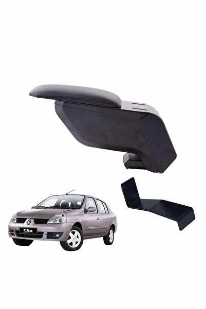 3 Tıkla Renault Symbol 2007 Delmesiz Çelik Ayaklı Siyah Kolçak Kol Dayama