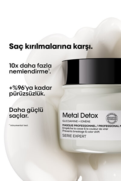 L'oreal Professionnel Serie Expert Metal Detox Renkli Ve Açıcı Ile Işlem Görmüş Saçlar Için Metal Ka
