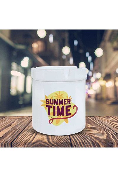 Asilmeydan Summer Time Printed Ashtray Ashtray - Kl265