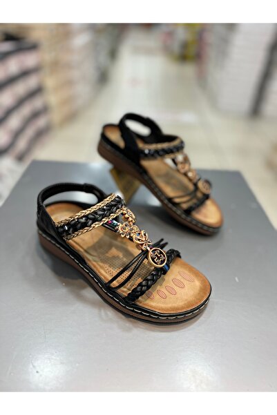 Guja Sandale elegante pentru femei, cu pietre elastice