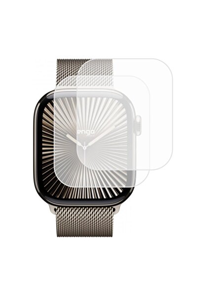 Engo Apple Watch 10 42 mm Ekran Koruyucu Şeffaf TPU Film 2 Adet