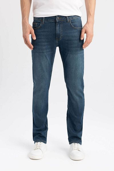 DeFacto Sergio Regular Fit Regular Fit Κανονική σωλήνωση μέσης τζιν παντελόνι R9026az23sp