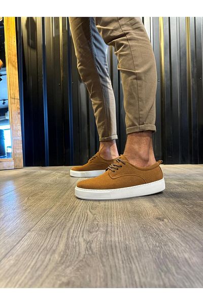 Knack Tan Suede Casual Shoes - 077 Model