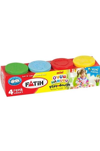 Fatih 4 Colored 200 Gr Mini Play Dough