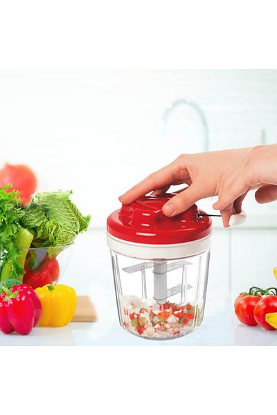 robotrend 5-Blade Stringed Handheld Rondosu Practical Vegetable Chopper (5168)