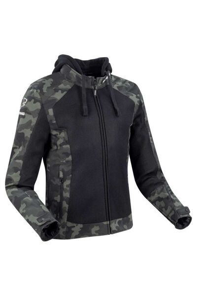 Bering Zenith Korumalı Yazlık Motosiklet Mont Siyah Kamuflaj