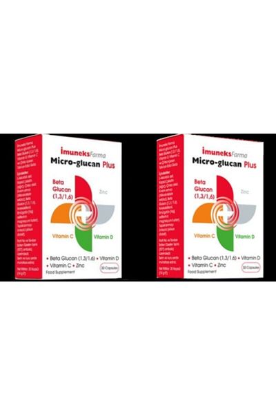 Imuneks Micro Glukan Plus Beta Glucan 30 Capsules 2 Boxes