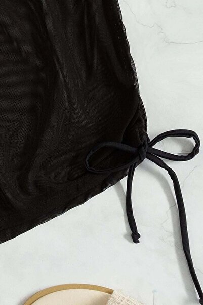 Angelsin Tulle Beach Short Pareo Cover Up Kimono