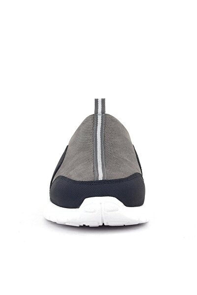 Shoes Center Medical Genuine Leather - Gray Black Comfort Sports Slippers