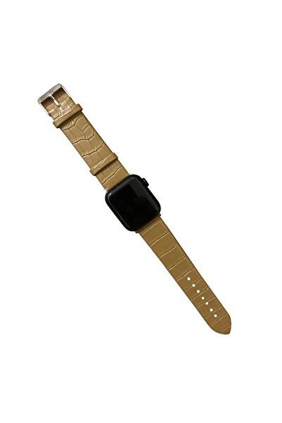 Miscase İphone Watch Deri Kopçalı Kordon (38-40-41 MM UYUMLU)
