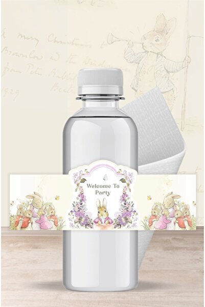 neşeli günlerim Σετ χαρτοπετσέτας με θέμα το ροζ κουνέλι 16 τεμ