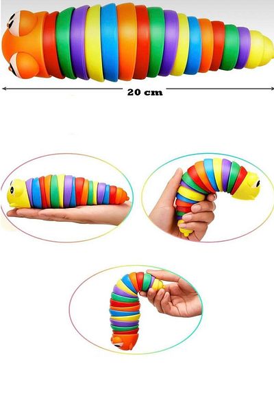 CAN OYUNCAK Cute Educational Caterpillar
