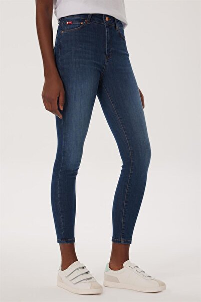 Lee Cooper Jamy Kadın Jean Pantolon Loren Blue Mıd