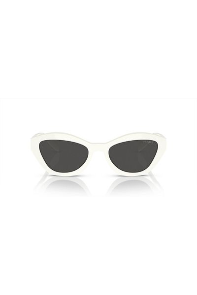 Prada Woman Butterfly Sunglasses- Pr A02s - Lense Size:52mm - White