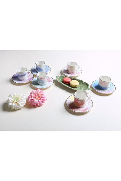 Porland Cosmos Coffee Set 12 Pieces