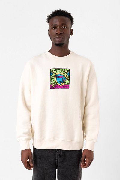 Tshirthane Ανδρικό φούτερ Mr Beast Doodle Ecru 2ip