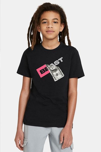 Tshirthane Tricou pentru copii Mr Beast Dollar Bill negru