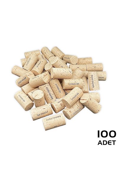 SAVEX Natural Bottle Cork - Stopper 100 Pieces