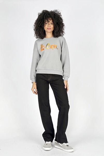 Lee Cooper Diana High Waist Regular Fit Straight Leg 100% Cotton Black Women's Jean Pants