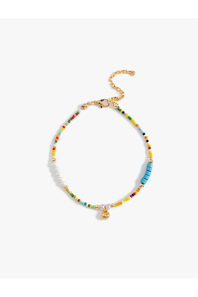 Koton Multicolored Pearl Bead Detailed Bracelet