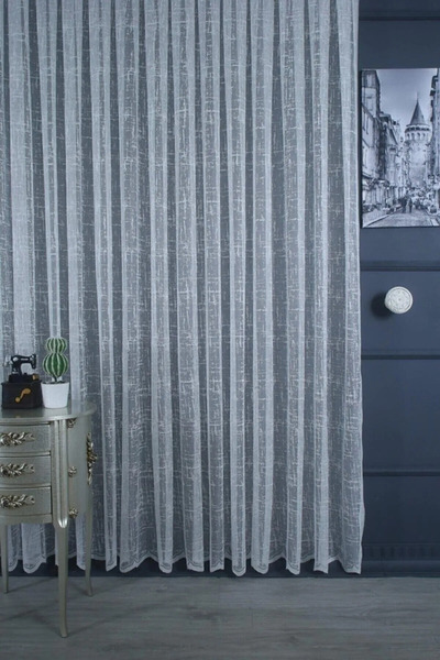 Altuntaş Tasarım Ütü Istemez Şantuk Desen Petek Üstü Salon Mutfak Balkon Perd...