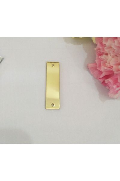 YENİ HEDİYELİK DÜNYAM Acrylic Earring Making Products - 2cm, 30 Pieces