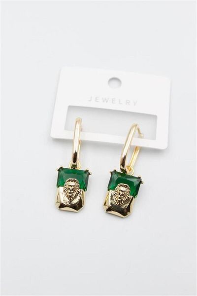 MENESSA Vs Jewelled Earrings - Green