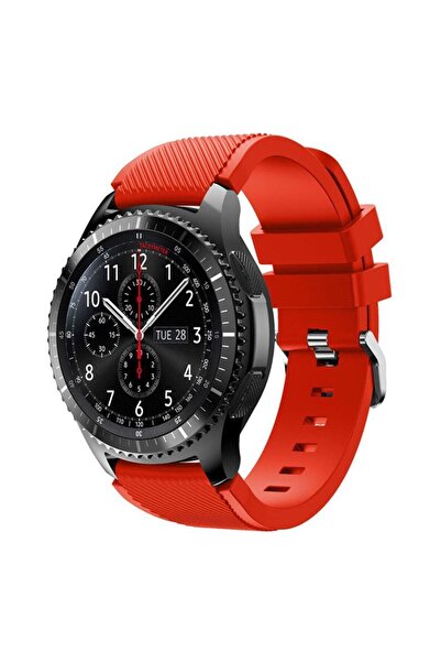 Techmaster Samsung Gear S3 Gear Watch 3 45mm Uyumlu Silikon Kordon Kayış