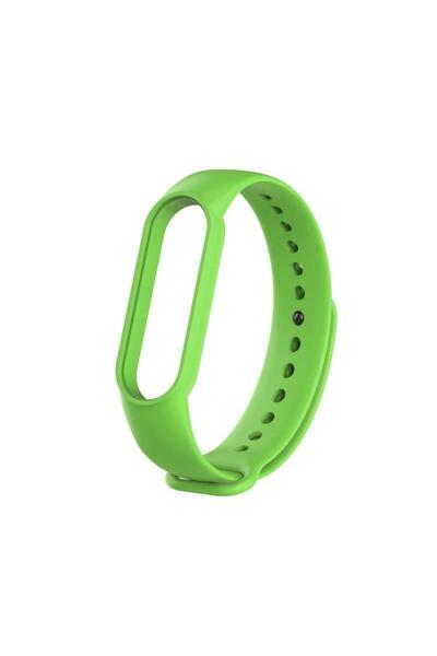 Techmaster Xiaomi Mi Band 5 Mi Band 6 Mi Band 7 Uyumlu Silikon Kordon Kayış