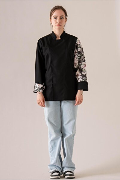 APP-RON C-19 Magnolia - Magnolia Flower Black Transparent Women