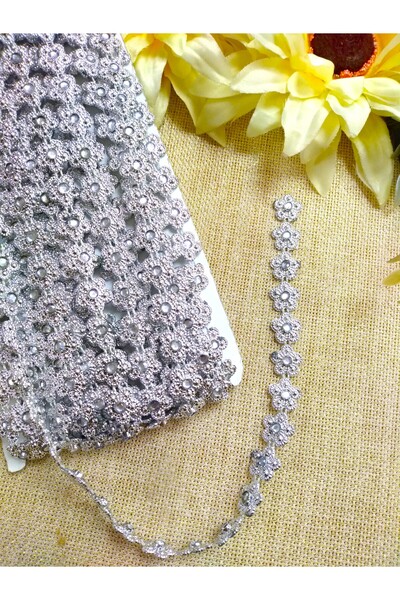 Murat Süs Gümüş Şerit - Nikah Şekeri Malzemeleri | El İşi Süsleme | Hobi Deko...