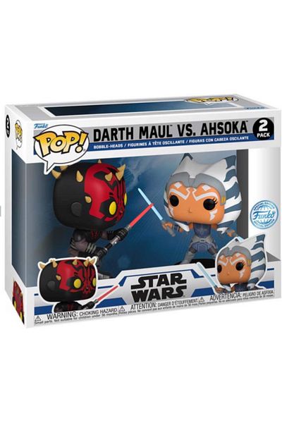 Funko سلسلة Pop Darth Maul vs. Ahsoka - أنيقة ومريحة