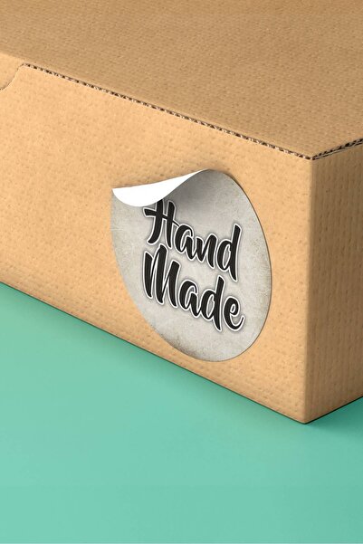 Basic Sense 3x3cm - 90 Adet - Thank You Sticker Hand Made Sticker Paketleme Ambalaj Kargo Etiketi Sticker ST2355