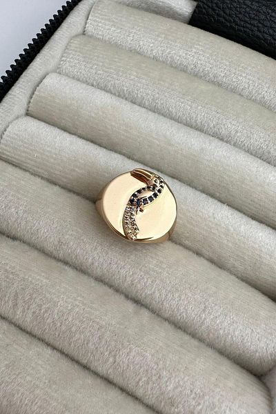 Modex Gold Color Parrot Figure Ring (Adjustable)