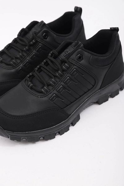 Mind Black Ανδρικά Trekking Casual Sports Shoes - Αδιάβροχα