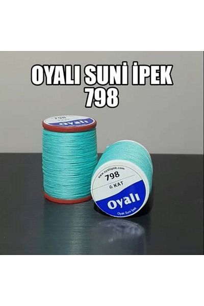 OYALI ΤΕΧΝΗΤΟ ΜΕΤΑΞΩΤΟ ΝΟ:798 - Κλωστή κεντήματος 4 στρώσεων
