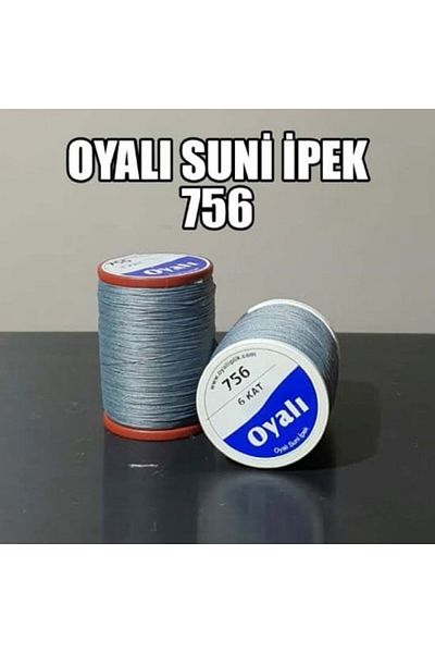 OYALI ΤΕΧΝΗΤΟ ΜΕΤΑΞΩΤΟ ΝΟ:756 - Κλωστή κεντήματος με κέντημα 4 στρώσεων